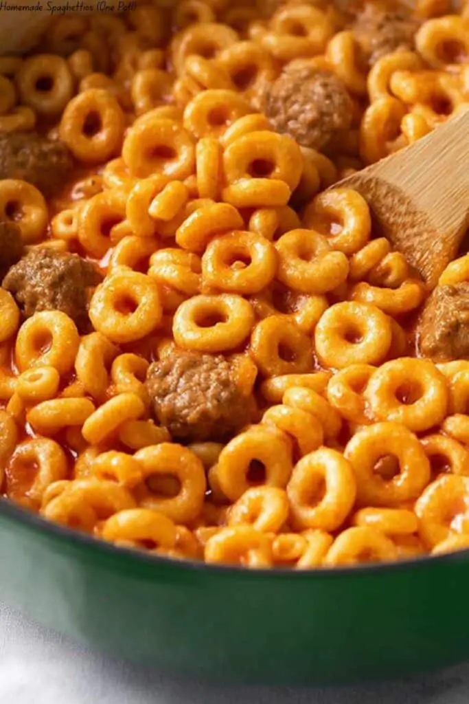 Homemade Spaghettios (One Pot!) 4 Homemade Spaghettios (One Pot!)