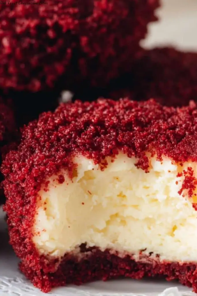 Red Velvet Cheesecake Bites 4 Red Velvet Cheesecake Bites