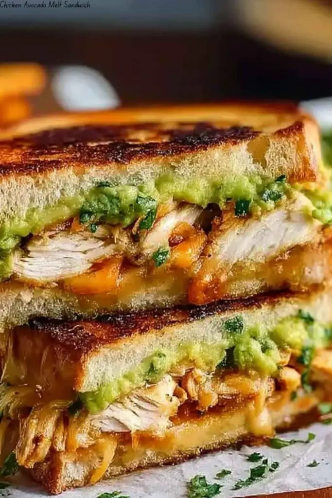 Chicken Avocado Melt Sandwich 4 Chicken Avocado Melt Sandwich