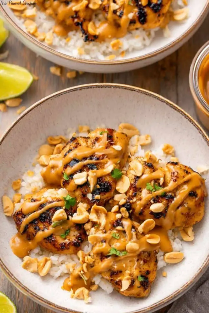 Thai Peanut Chicken 4 Thai Peanut Chicken