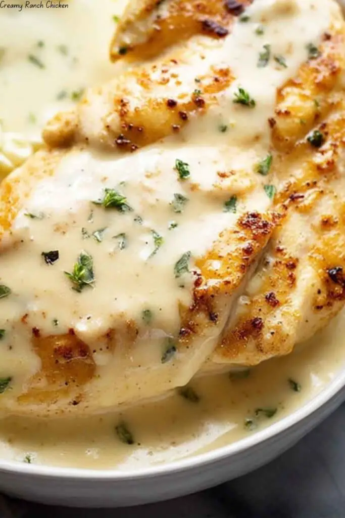 Creamy Ranch Chicken 4 Creamy Ranch Chicken