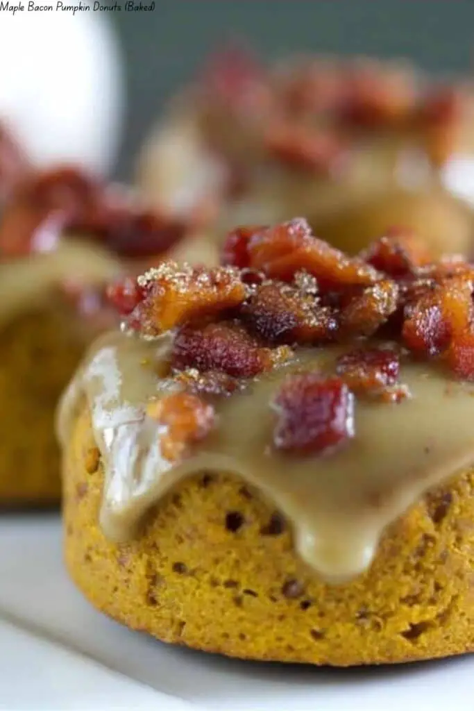 Maple Bacon Pumpkin Donuts (Baked) 4 Maple Bacon Pumpkin Donuts (Baked)