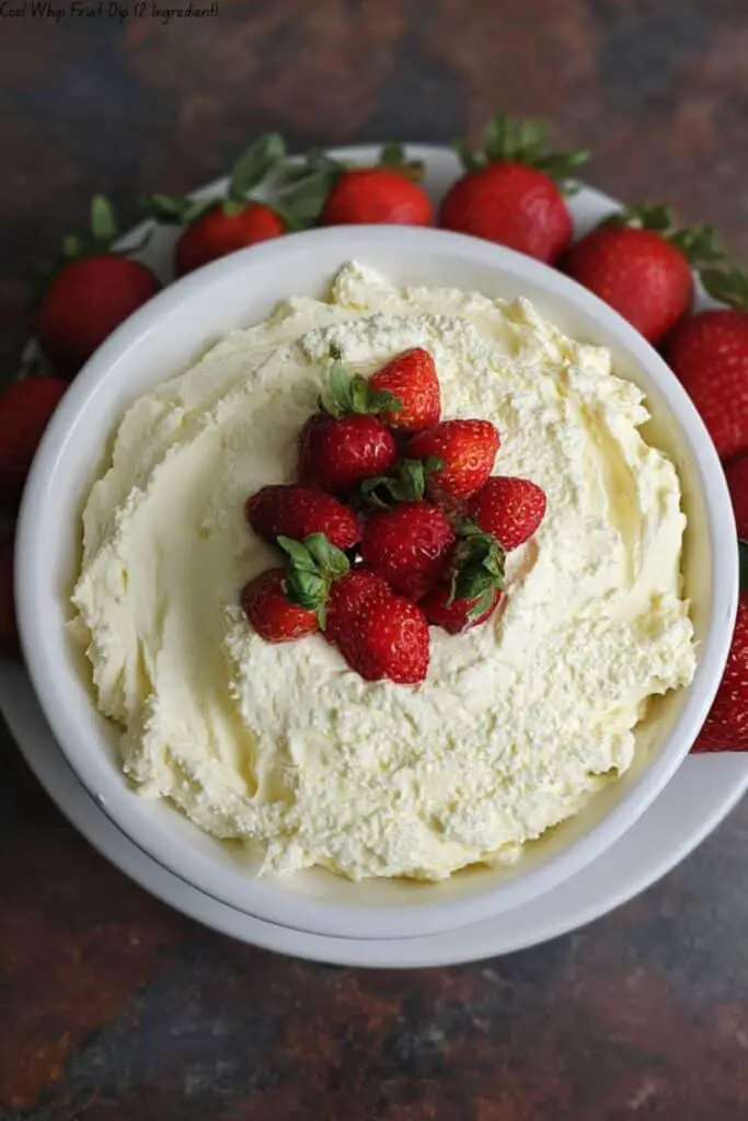 Cool Whip Fruit Dip (2 Ingredient) 4 Cool Whip Fruit Dip (2 Ingredient)