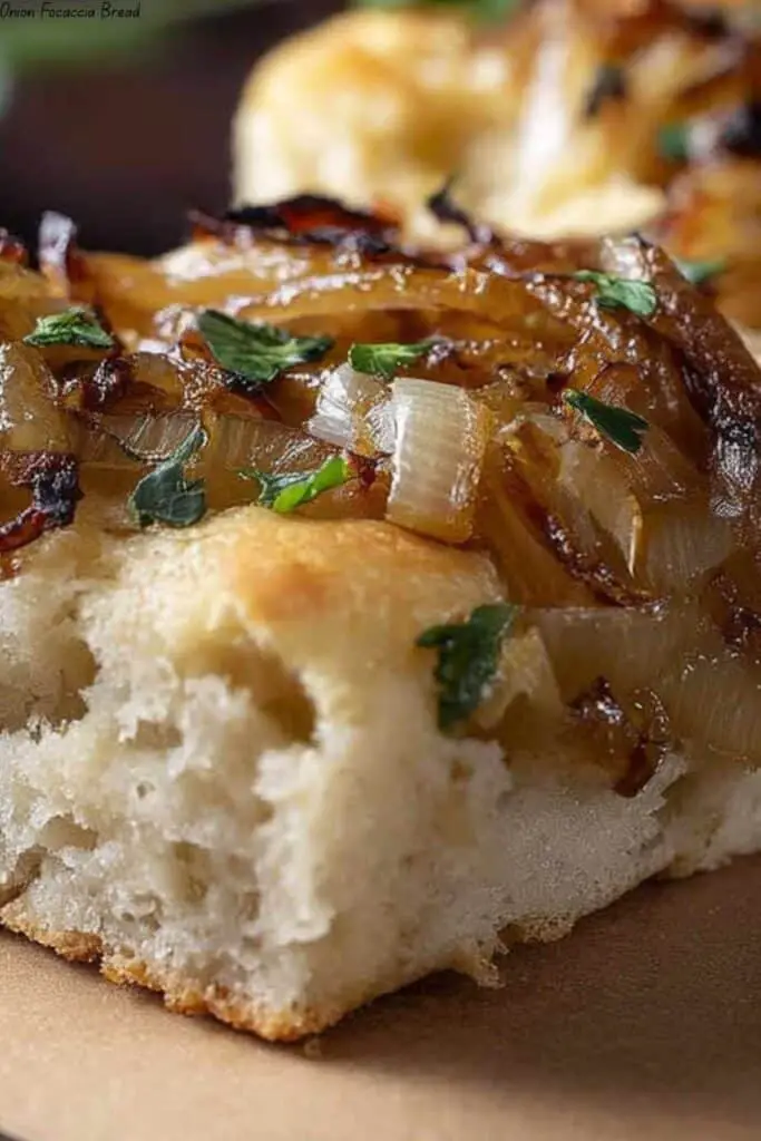 Onion Focaccia Bread 4 Onion Focaccia Bread