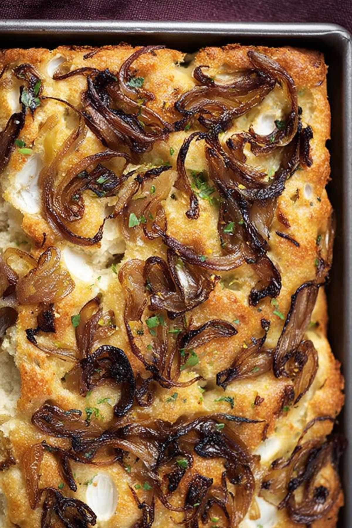 Onion Focaccia Bread