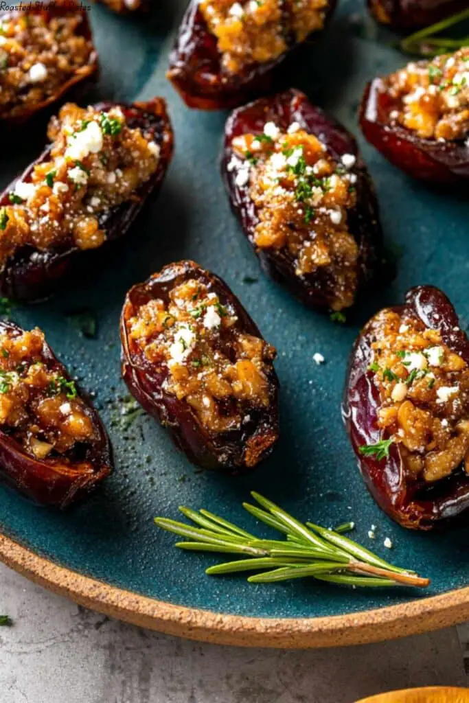 Roasted Stuffed Dates 4 Roasted Stuffed Dates