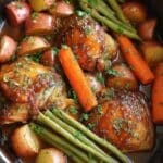 Slow Cooker Honey Garlic Chicken and Veggies