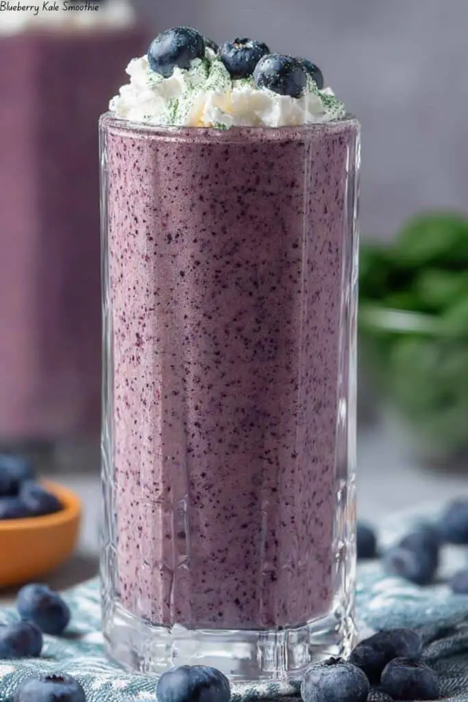 Blueberry Kale Smoothie 4 Blueberry Kale Smoothie