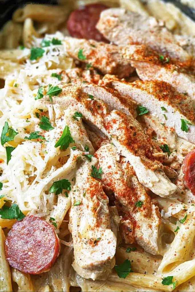 Slow Cooker Cajun Chicken Alfredo 4 Slow Cooker Cajun Chicken Alfredo