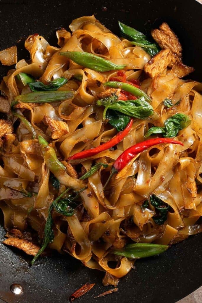 Drunken noodles