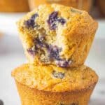 Cottage Cheese Blueberry Muffins