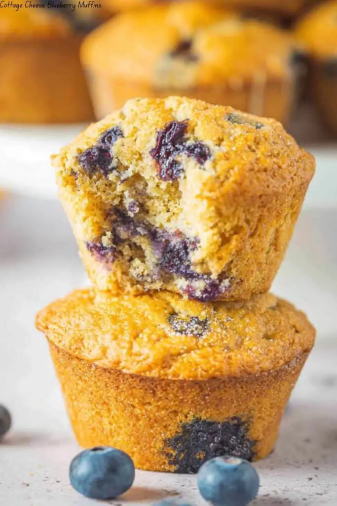 Cottage Cheese Blueberry Muffins 4 Cottage Cheese Blueberry Muffins