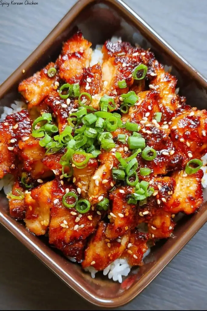 Spicy Korean Chicken 4 Spicy Korean Chicken