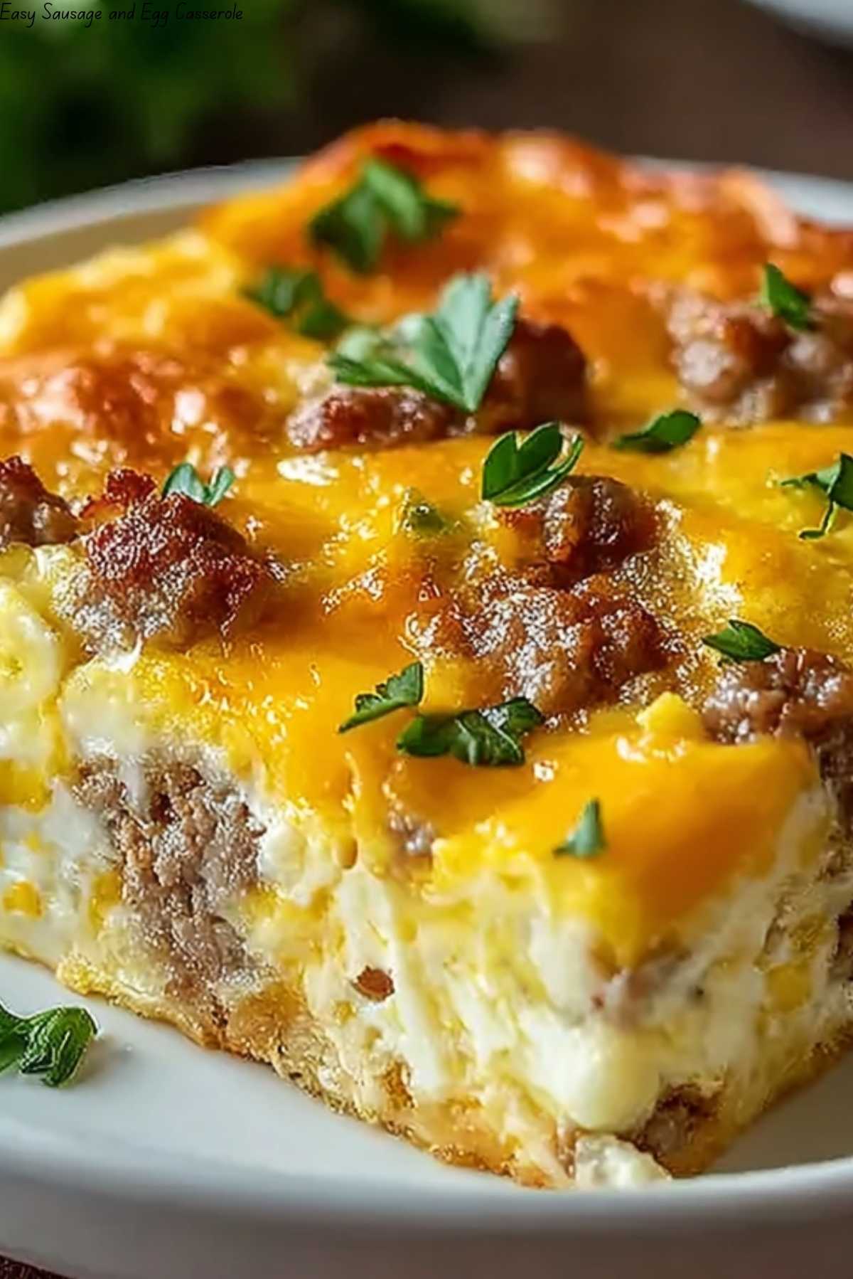 Easy Sausage and Egg Casserole