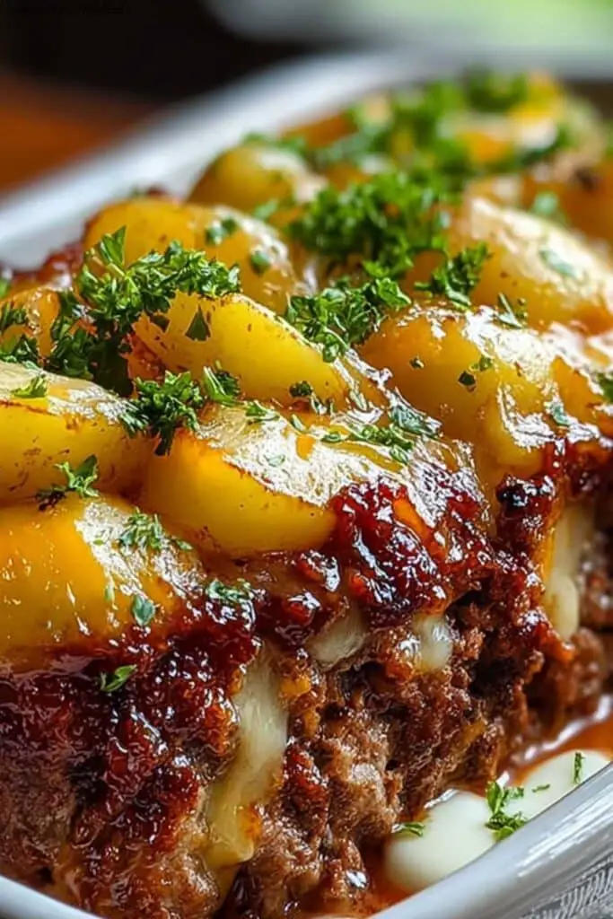 Loaded Potato Meatloaf 4 Loaded Potato Meatloaf