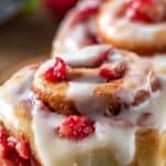 Strawberry Cheesecake Cinnabon Rolls Recipe