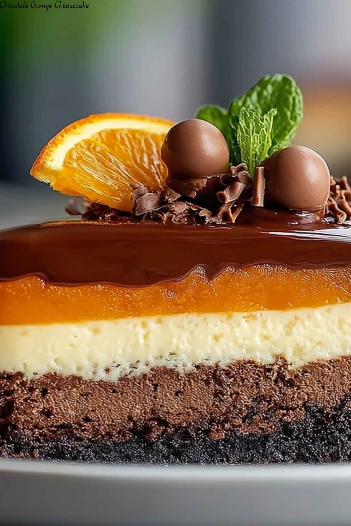 Chocolate Orange Cheesecake
