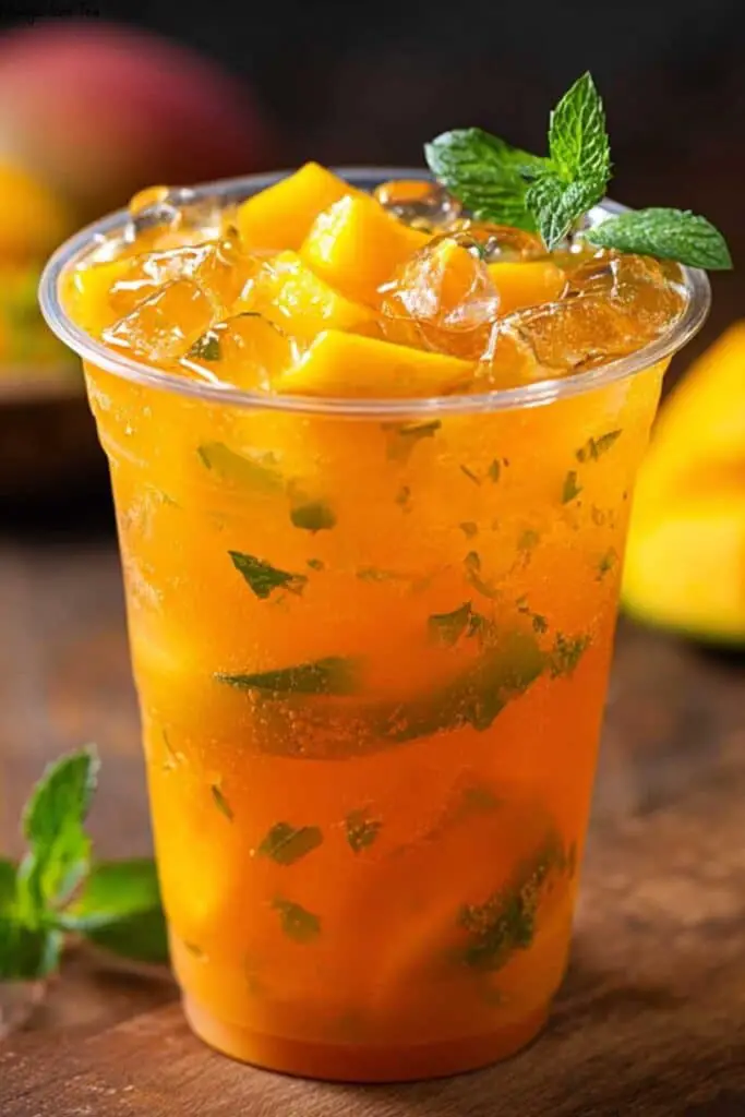 Mango Iced Tea 4 Mango Iced Tea