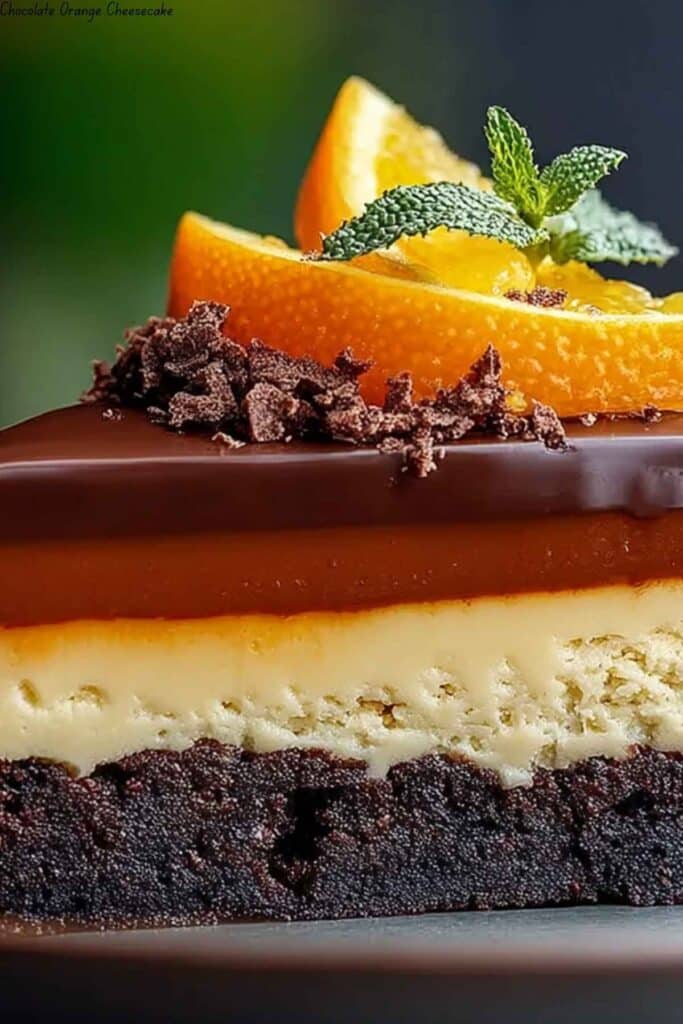 Chocolate Orange Cheesecake