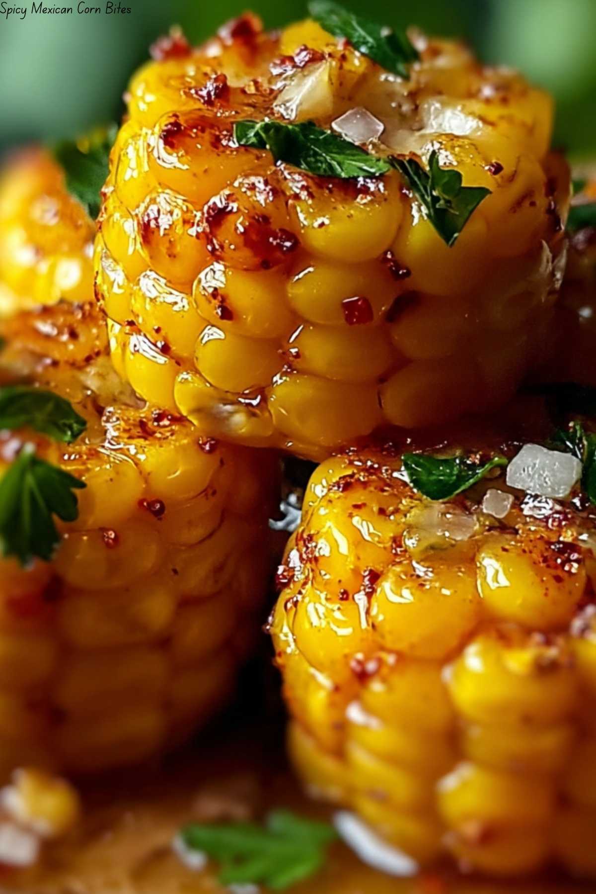 Spicy Mexican Corn Bites