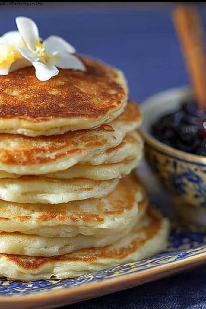 Coconut Cream Pancakes