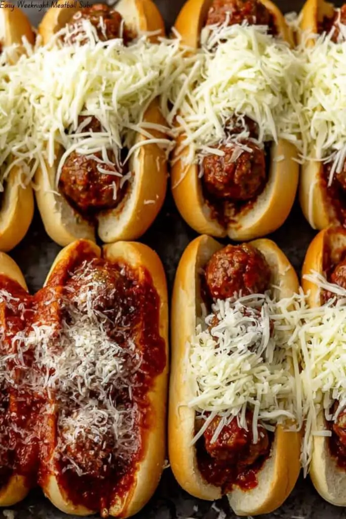 Easy Weeknight Meatball Subs 4 Easy Weeknight Meatball Subs