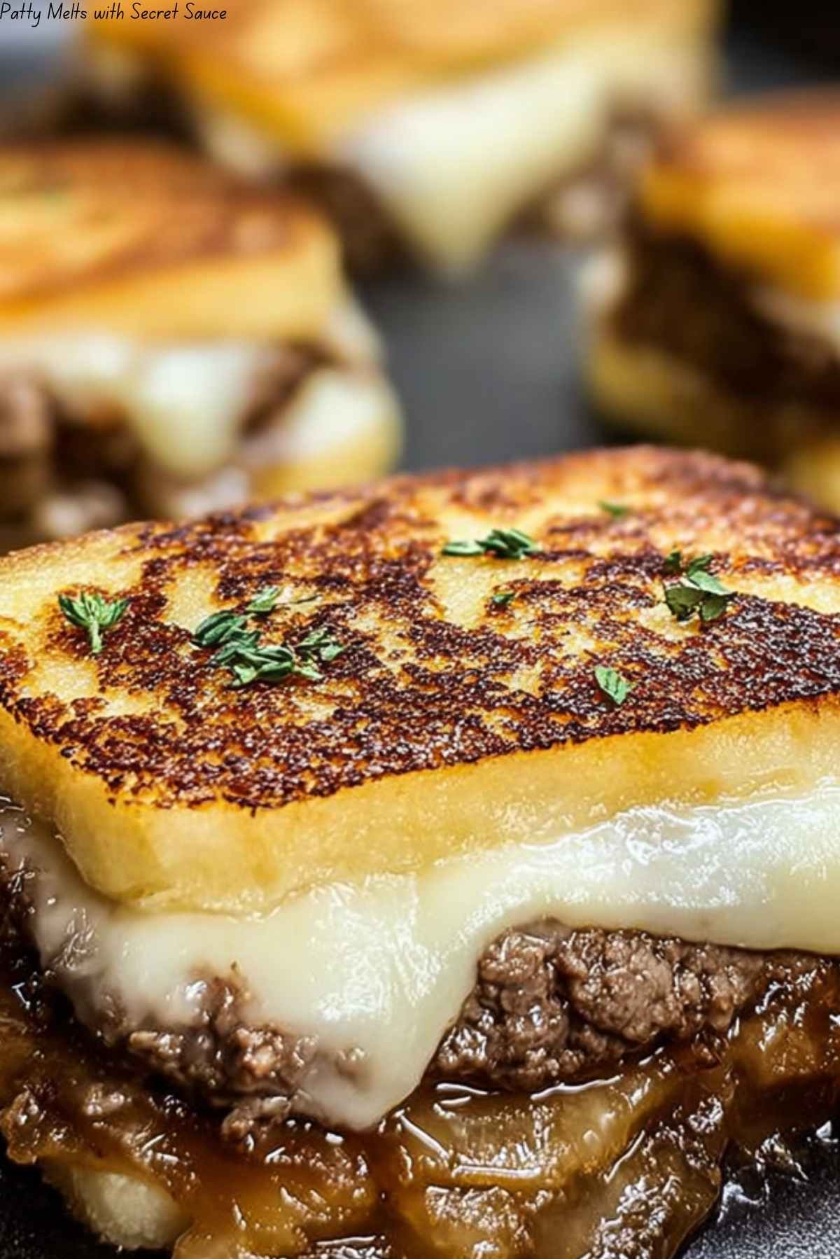 Patty Melts with Secret Sauce