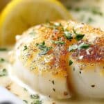 Tasty Baked Cod in Coconut Lemon Cream Sauce