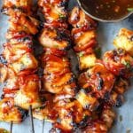 BBQ Pineapple Chicken Kabobs