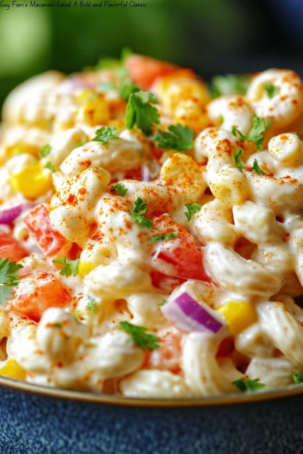 Guy Fieri’s Macaroni Salad: A Bold and Flavorful Classic