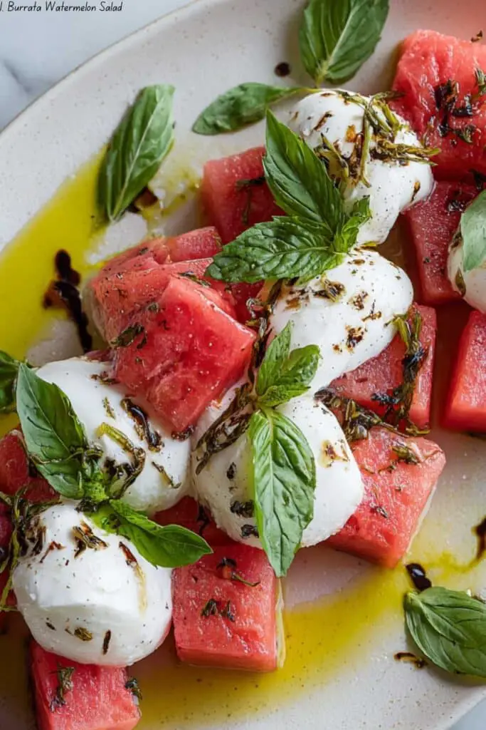 Burrata Watermelon Salad 4 Burrata Watermelon Salad
