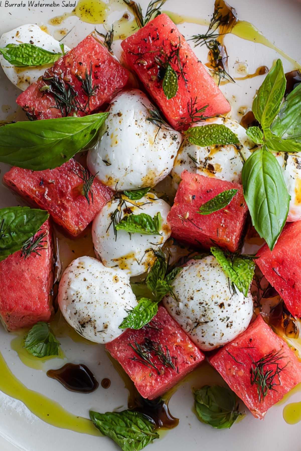 Burrata Watermelon Salad