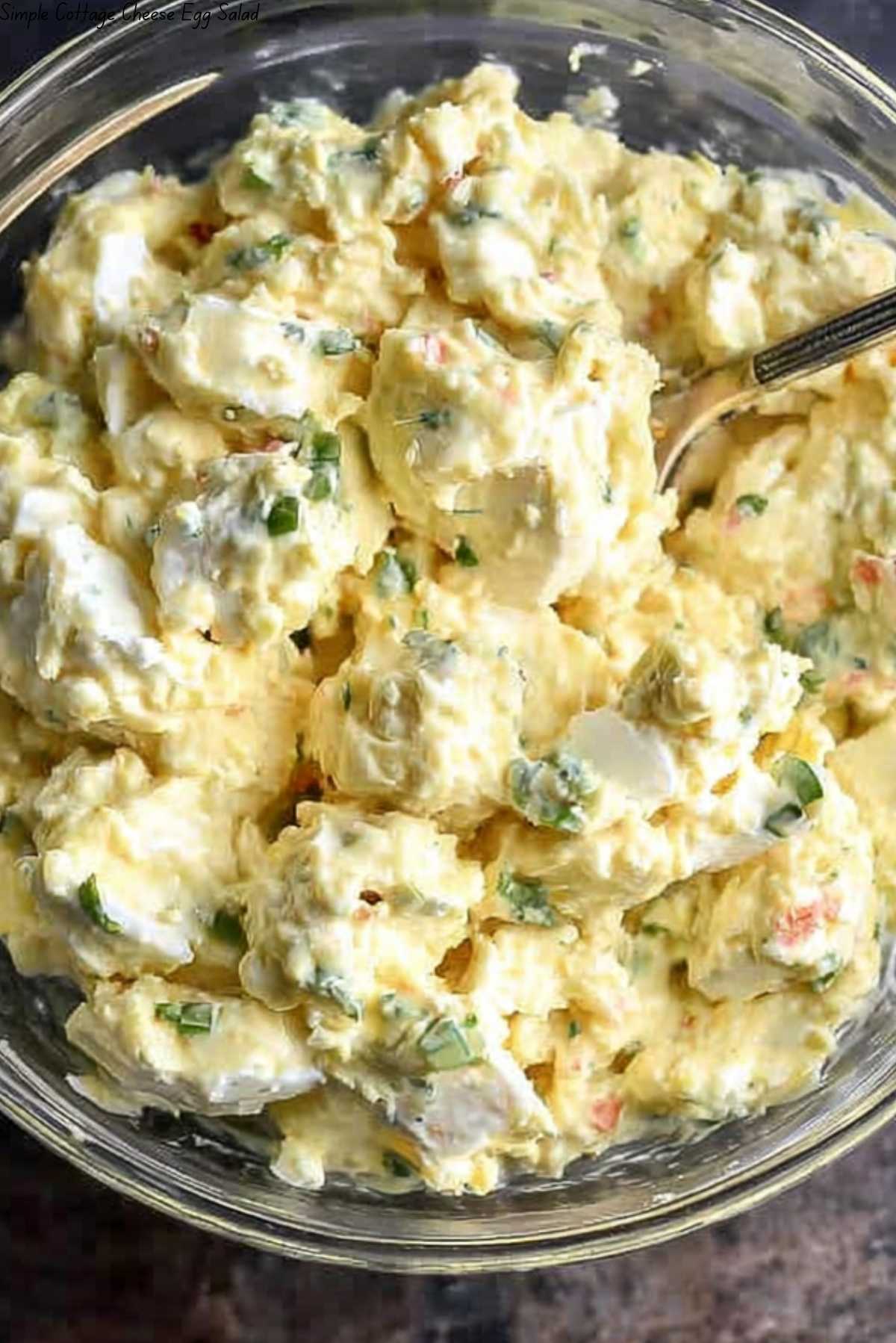 Simple Cottage Cheese Egg Salad
