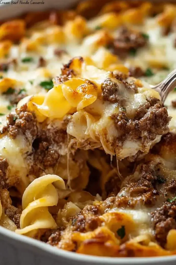 Cream Beef Noodle Casserole 4 Cream Beef Noodle Casserole