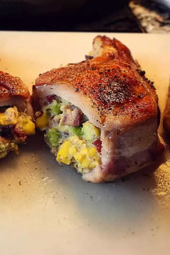 Stuffed Iowa Chops 4 Stuffed Iowa Chops