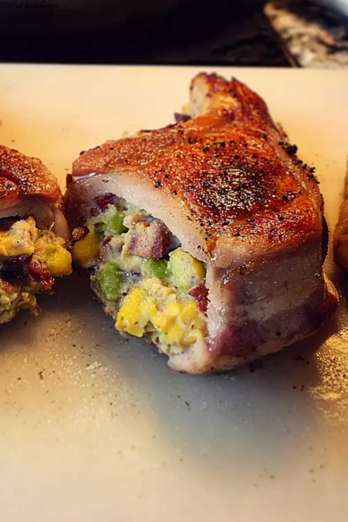 Stuffed Iowa Chops