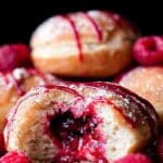 Baked Raspberry Donuts